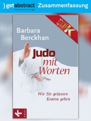 cover image of Judo mit Worten (Zusammenfassung)